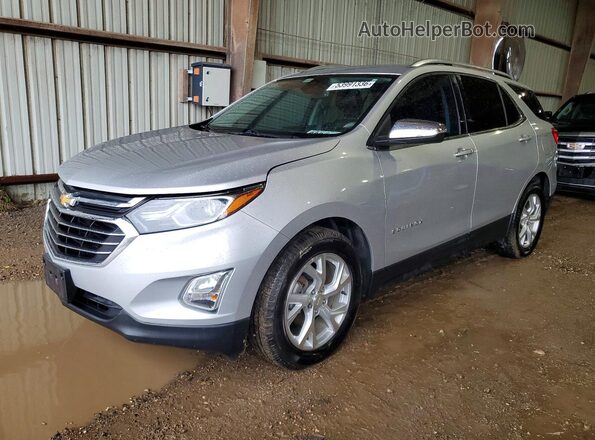 3GNAXMEV0JS529588 2018 CHEVROLET EQUINOX Silver Передня ліва чверть