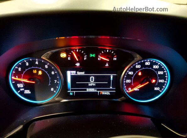 3GNAXMEV8JS500856 2018 CHEVROLET EQUINOX Серый Вид щитка приборов