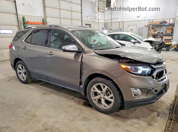 3GNAXMEV8JS500856 2018 CHEVROLET EQUINOX Серый Передняя правая четверть