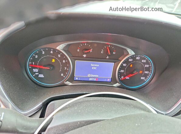 3GNAXNEV1MS178507 2021 CHEVROLET EQUINOX Белый Вид щитка приборов