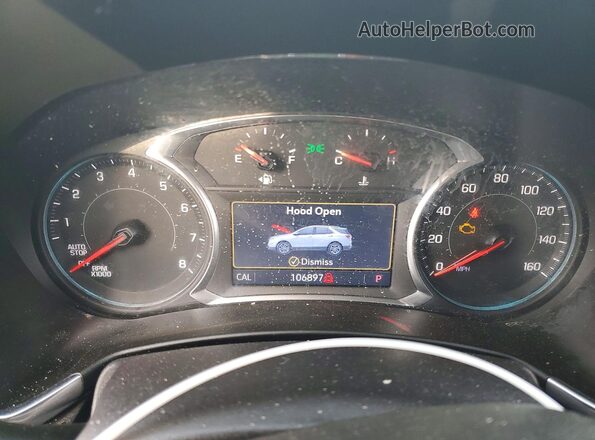 3GNAXNEV6MS144014 2021 CHEVROLET EQUINOX Белый Вид щитка приборов