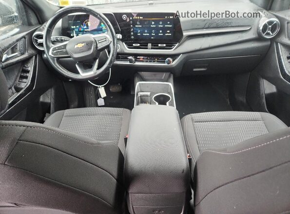 3GNAXPEG1SL237723 2025 CHEVROLET EQUINOX Черный Вид салона спереди