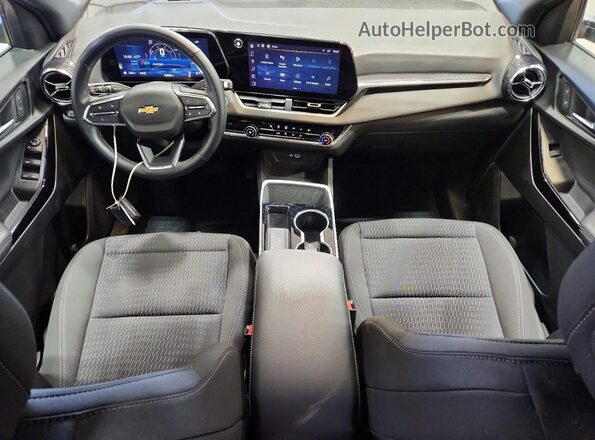 3GNAXPEG3SL131063 2025 CHEVROLET EQUINOX Серебряный Вид панели приборов