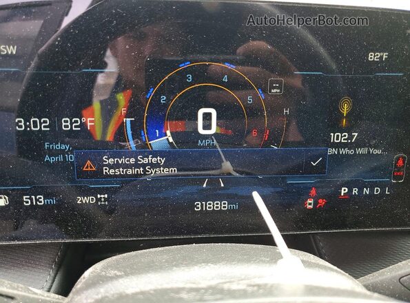 3GNAXPEG7SL247785 2025 CHEVROLET EQUINOX Синий Вид щитка приборов