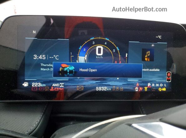3GNAXPEG7TL259307 2026 CHEVROLET EQUINOX White Instrument cluster view