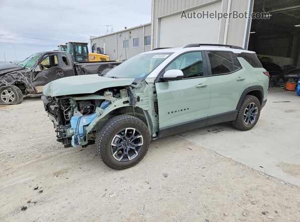 3GNAXSEG7SL148614 2025 CHEVROLET EQUINOX Зеленый Передняя левая четверть