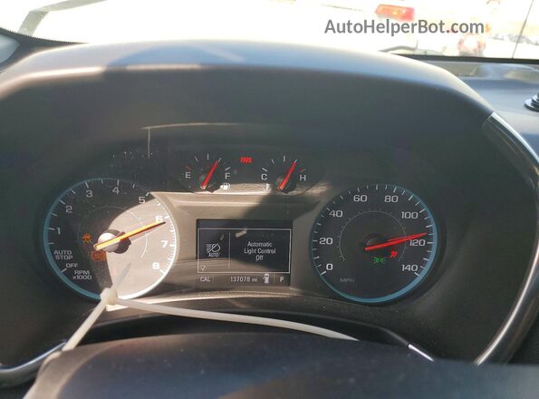 3GNAXSEV1JS566346 2018 CHEVROLET EQUINOX White Widok zestawu wskaźników