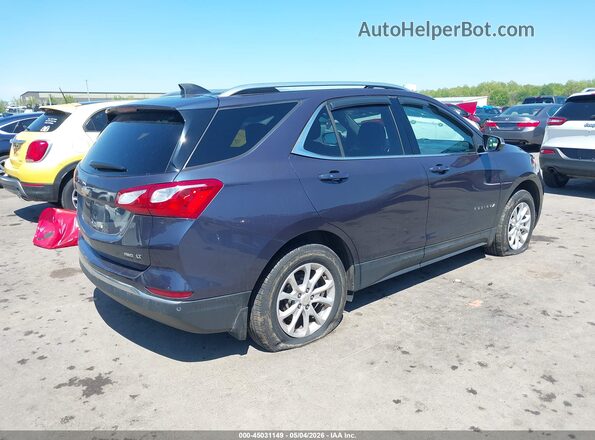 3GNAXSEV4JS613868 2018 CHEVROLET EQUINOX Blue Trasero derecho