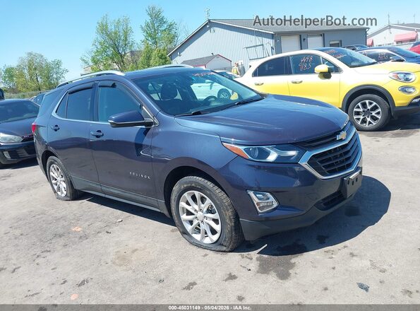 3GNAXSEV4JS613868 2018 CHEVROLET EQUINOX Blue Delantero derecho