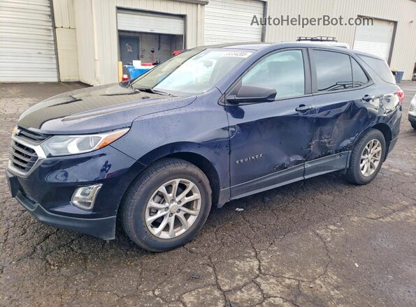 3GNAXSEV8LS650800 2020 CHEVROLET EQUINOX Blue Przód lewy