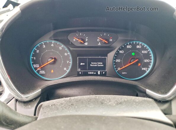 3GNAXSEV8LS650800 2020 CHEVROLET EQUINOX Blue Widok zestawu wskaźników