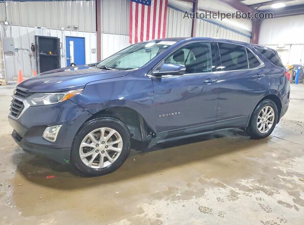 3GNAXSEV9JS573335 2018 CHEVROLET EQUINOX Синий Передняя левая четверть