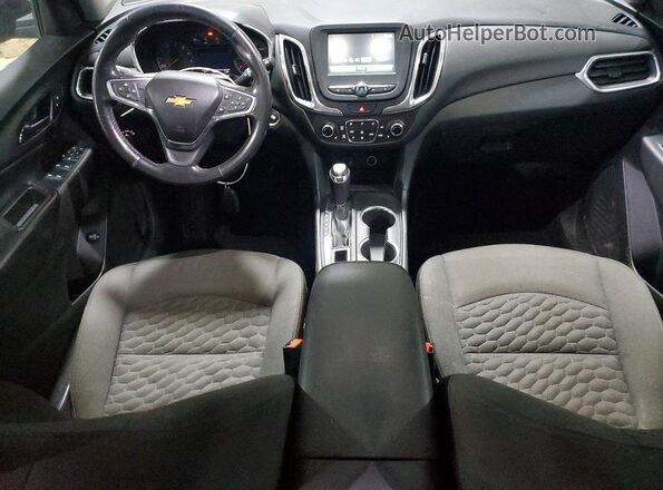 3GNAXSEV9JS573335 2018 CHEVROLET EQUINOX Синий Вид панели приборов