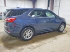 2018 Chevrolet Equinox Lt Синий vin: 3GNAXSEV9JS573335