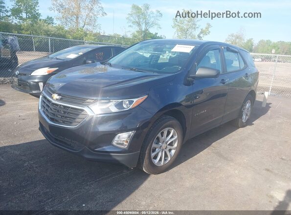 3GNAXSEV9LS724323 2020 CHEVROLET EQUINOX Black Передня ліва чверть