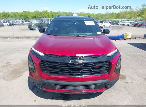 3GNAXTEG5TL277765 2026 CHEVROLET EQUINOX Red Widok zestawu wskaźników