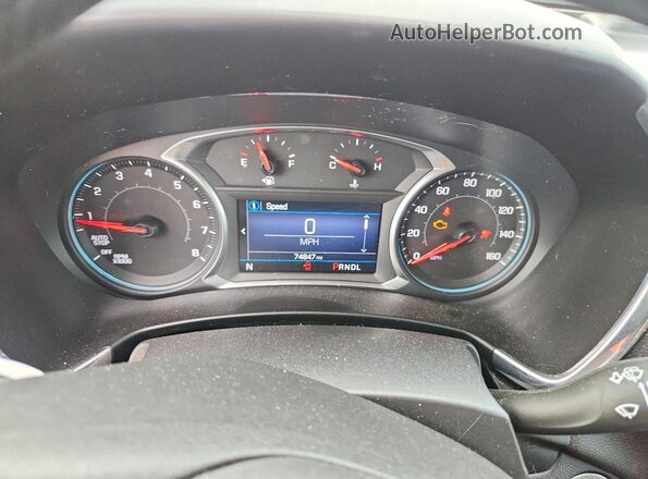 3GNAXTEV4LL316618 2020 CHEVROLET EQUINOX White Widok zestawu wskaźników