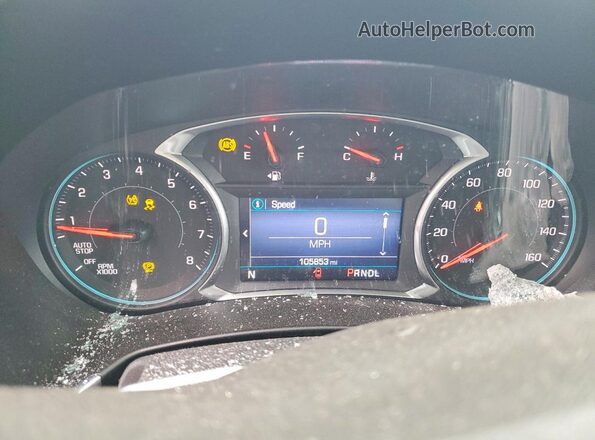 3GNAXTEV8LS570838 2020 CHEVROLET EQUINOX Серый Вид щитка приборов