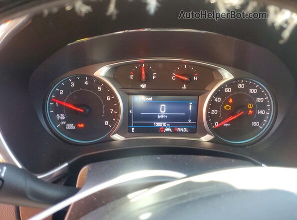 3GNAXUEV2LS556861 2020 CHEVROLET EQUINOX Черный Вид щитка приборов