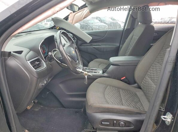 3GNAXUEV2ML340259 2021 CHEVROLET EQUINOX Черный Вид салона спереди