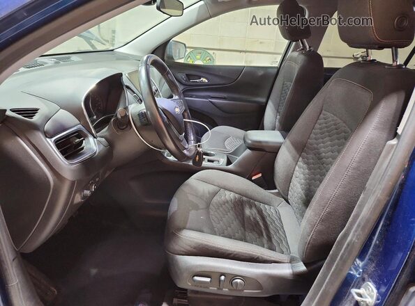 3GNAXUEV7ML367716 2021 CHEVROLET EQUINOX Blue Widok wnętrza z przodu