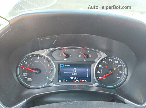 3GNAXUEV9LS516356 2020 CHEVROLET EQUINOX Серый Вид щитка приборов