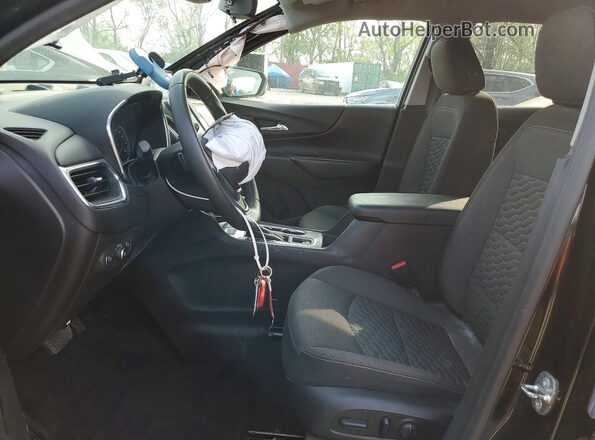 3GNAXUEV9ML398188 2021 CHEVROLET EQUINOX Черный Вид салона спереди