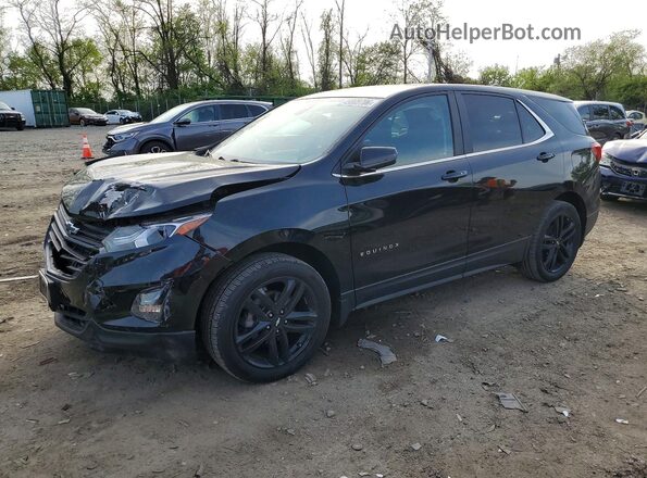 3GNAXUEV9ML398188 2021 CHEVROLET EQUINOX Черный Передняя левая четверть