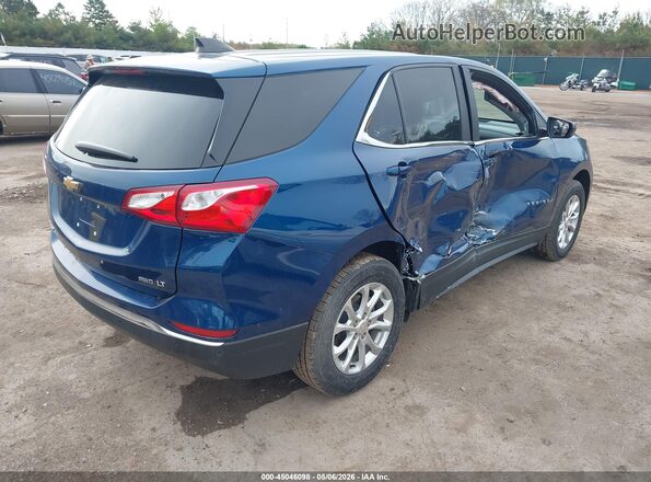 3GNAXUEVXML322382 2021 CHEVROLET EQUINOX Синий Задняя правая четверть