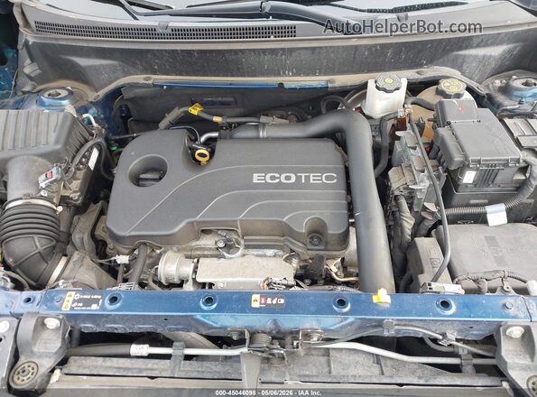 3GNAXUEVXML322382 2021 CHEVROLET EQUINOX Синий Вид сзади