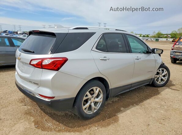 3GNAXVEV0JS605171 2018 CHEVROLET EQUINOX Silver Trasero derecho