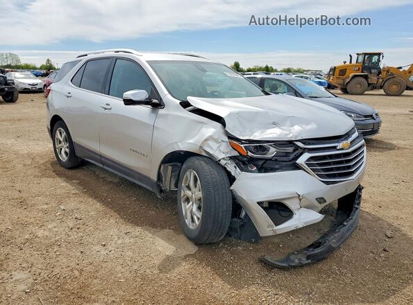 3GNAXVEV0JS605171 2018 CHEVROLET EQUINOX Silver Delantero derecho