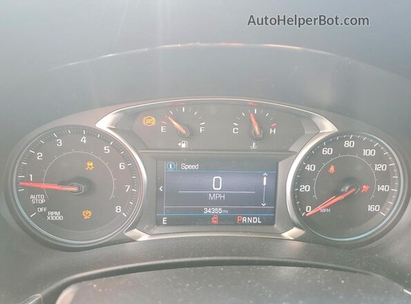 3GNAXWEG2PL148356 2023 CHEVROLET EQUINOX Red Widok zestawu wskaźników