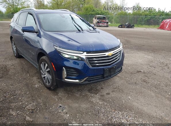 3GNAXXEGXPL123789 2023 CHEVROLET EQUINOX Blue Przód prawy