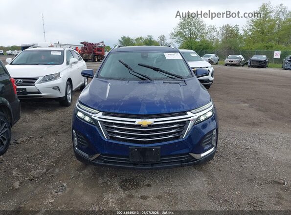 3GNAXXEGXPL123789 2023 CHEVROLET EQUINOX Blue Widok zestawu wskaźników