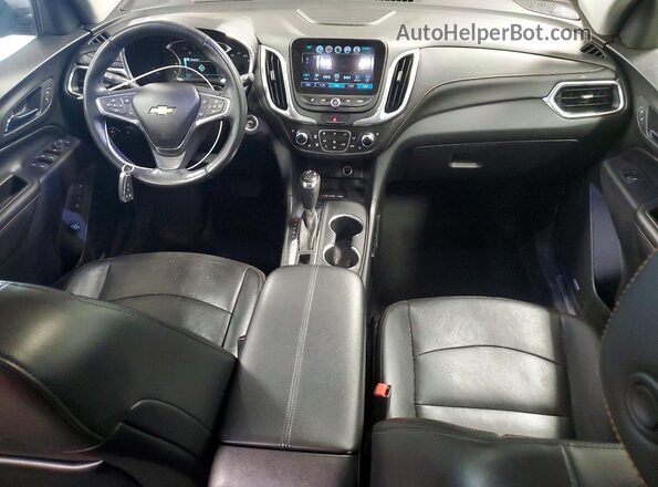 3GNAXXEU6JS626125 2018 CHEVROLET EQUINOX Серый Вид панели приборов