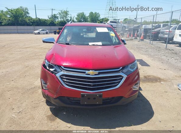 3GNAXYEX7LS611278 2020 CHEVROLET EQUINOX Red Вид щитка приладів