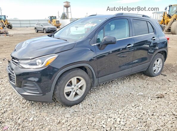 3GNCJLSB0JL323745 2018 CHEVROLET TRAX Черный Передняя левая четверть