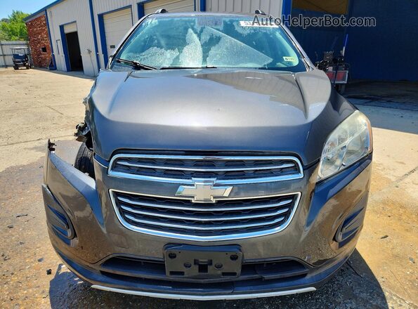 3GNCJLSB1GL279652 2016 CHEVROLET TRAX Gray Вид спереду