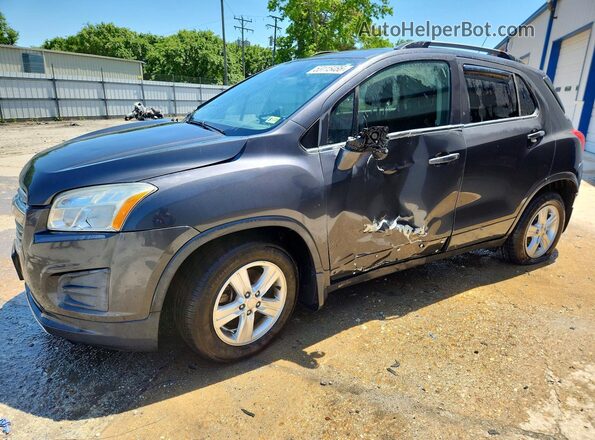 3GNCJLSB1GL279652 2016 CHEVROLET TRAX Gray Передня ліва чверть