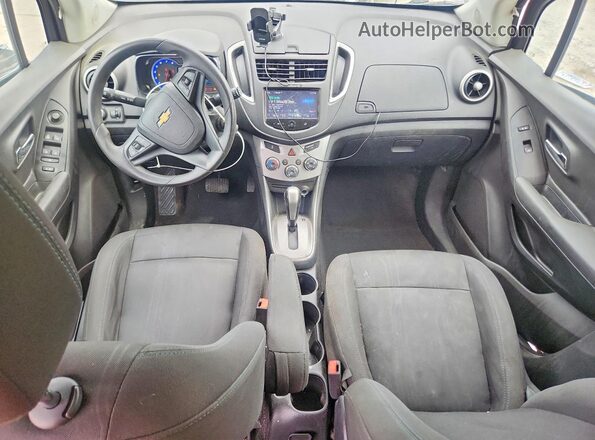 3GNCJLSB1GL279652 2016 CHEVROLET TRAX Gray Вид панелі приладів