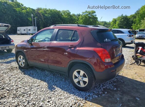 3GNCJLSB4GL257144 2016 CHEVROLET TRAX Красный Задняя левая четверть