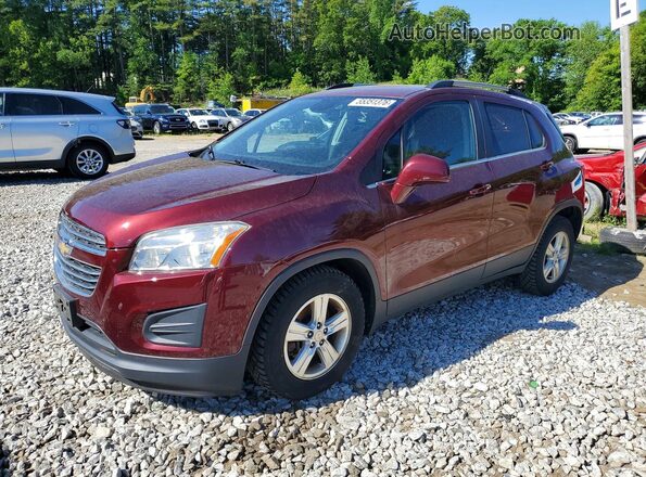 3GNCJLSB4GL257144 2016 CHEVROLET TRAX Красный Передняя левая четверть