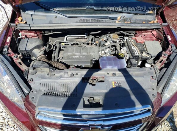 3GNCJLSB4GL257144 2016 CHEVROLET TRAX Красный Вид подкапотного пространства