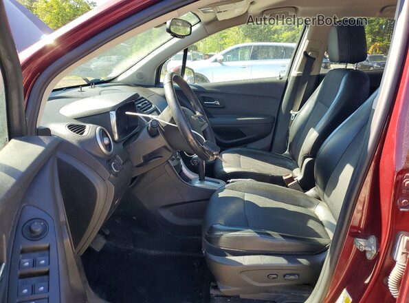 3GNCJLSB4GL257144 2016 CHEVROLET TRAX Красный Вид салона спереди