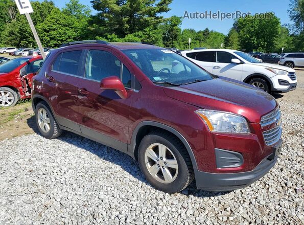 3GNCJLSB4GL257144 2016 CHEVROLET TRAX Красный Передняя правая четверть