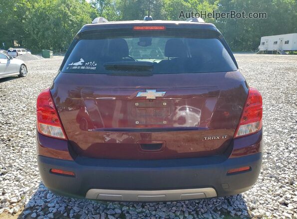 3GNCJLSB4GL257144 2016 CHEVROLET TRAX Красный Вид сзади