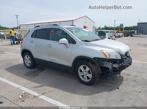 3GNCJLSB4GL278429 2016 CHEVROLET TRAX Серебряный Передняя правая четверть