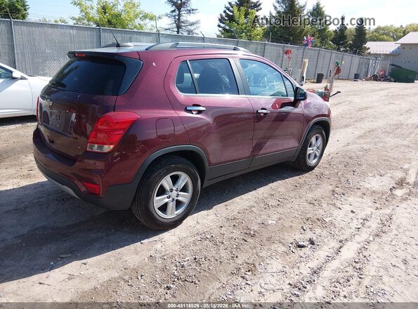3GNCJLSB4HL259395 2017 CHEVROLET TRAX Темно-бордовый Задняя правая четверть