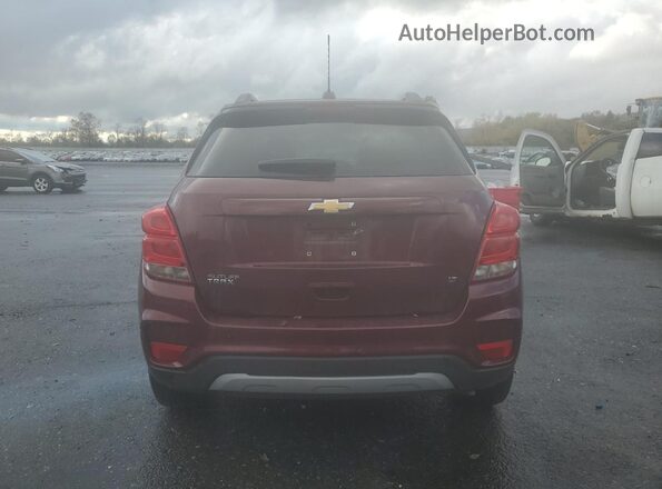 3GNCJLSB7HL163812 2017 CHEVROLET TRAX Бордовый Вид сзади